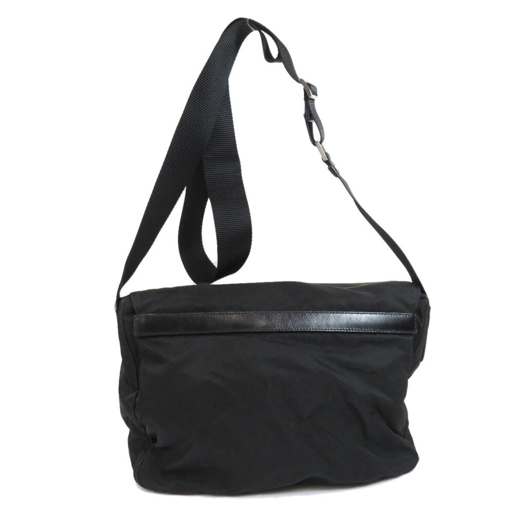 Prada Tessuto Plate bag Crossbody shoulder Black